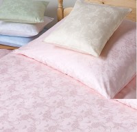 FRANCUZSKA DAMASKOVA POSTELNA BIELIZEN 240x200 + 2ks 90x70 BIELA